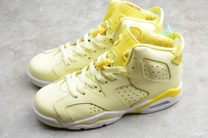 Reps TBK Retro Air Yellow Jordan 6 Floral (GS) 543390-800 Dynamic 0825